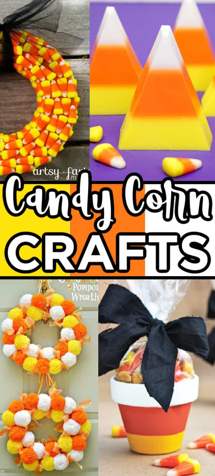 21+ Halloween Candy Corn Crafts For Kids - Made with HAPPY
