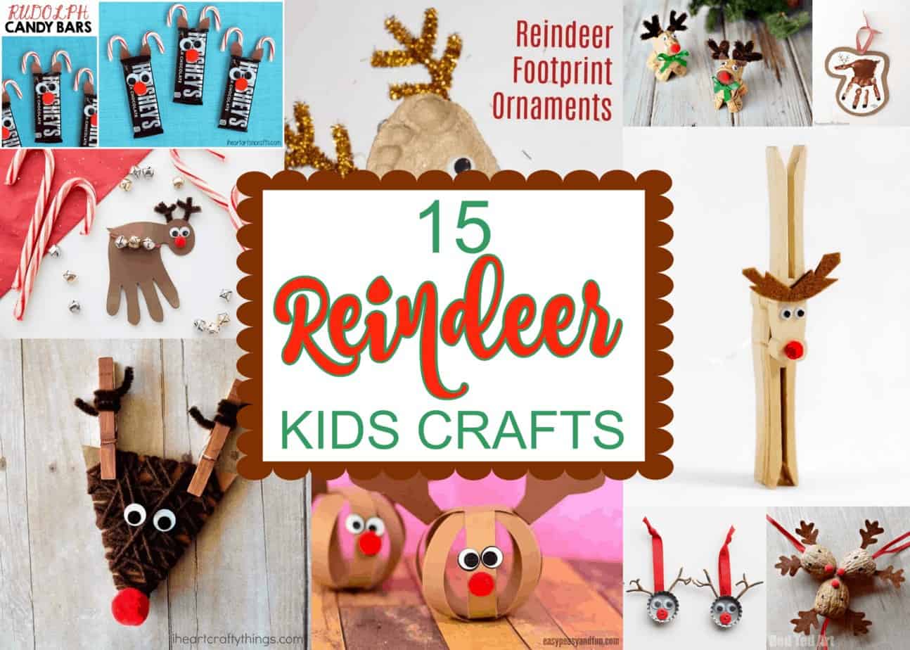 15+ Reindeer Crafts For Kids - Made with HAPPY