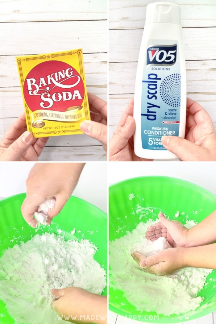 How to Make Fake Snow {In Minutes with Just 2 Ingredients!}