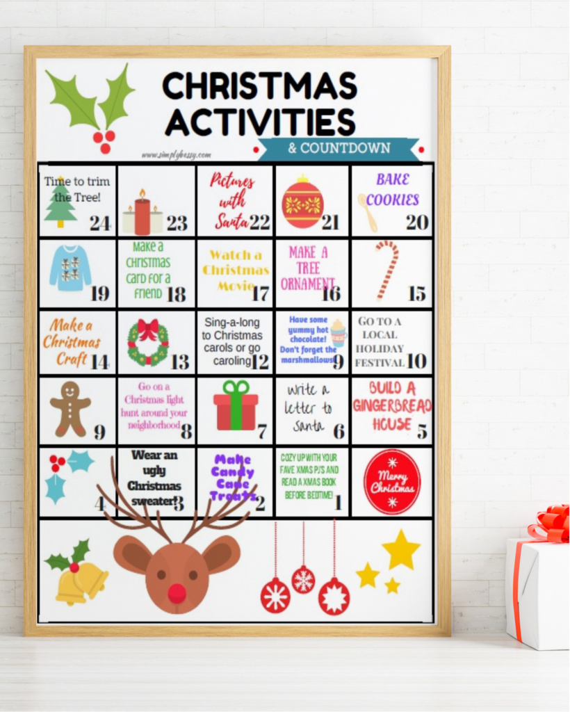 Christmas Countdown Printables To Get Excited For The Holiday