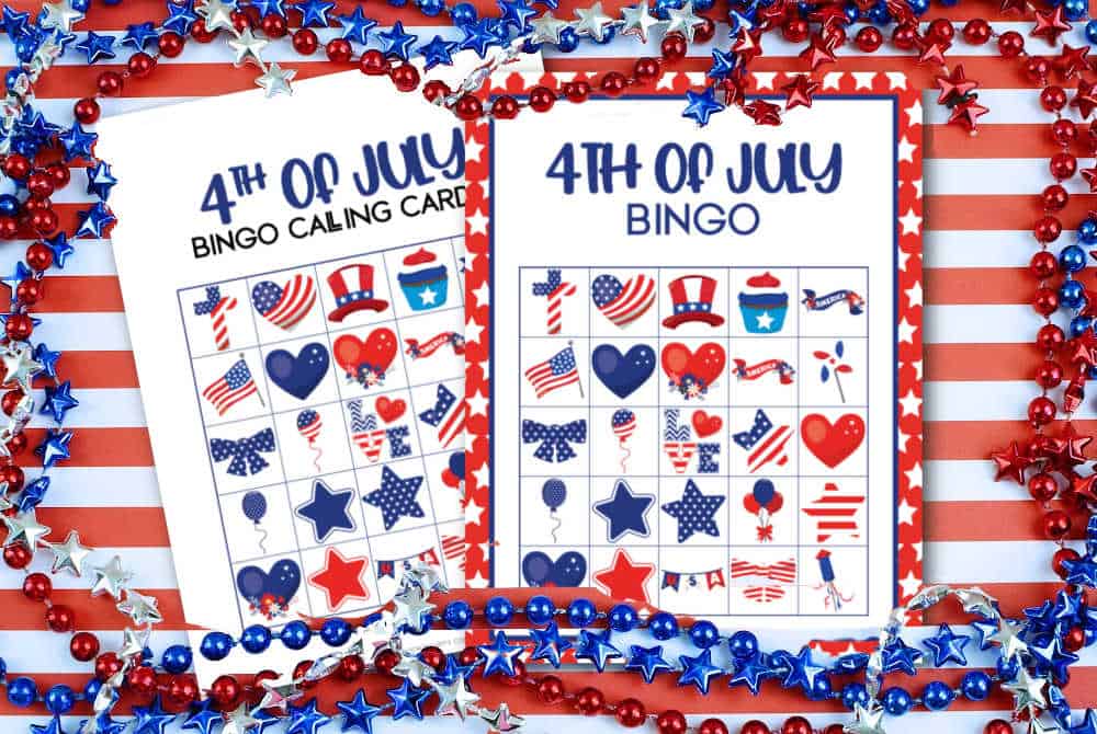 bingo for 4th of July