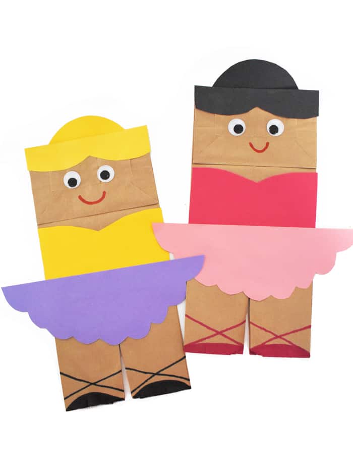 cut outs girl pupets