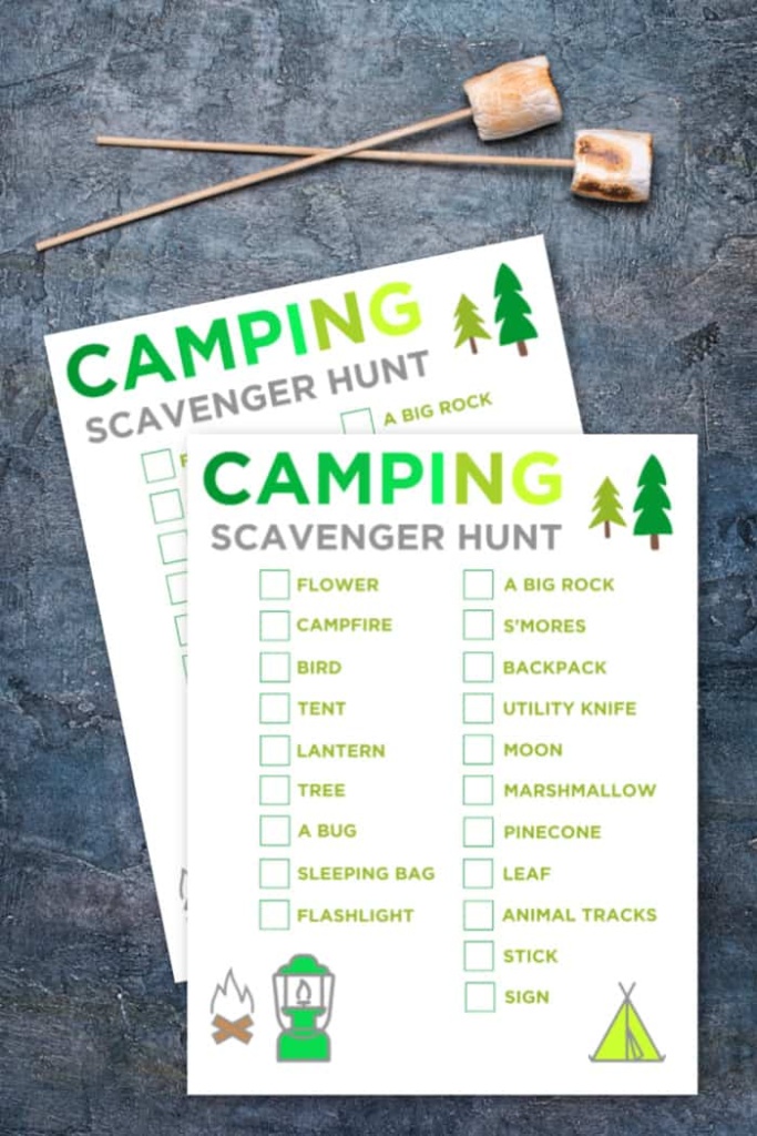 Free Nature Scavenger Hunt For Kids - Made with HAPPY