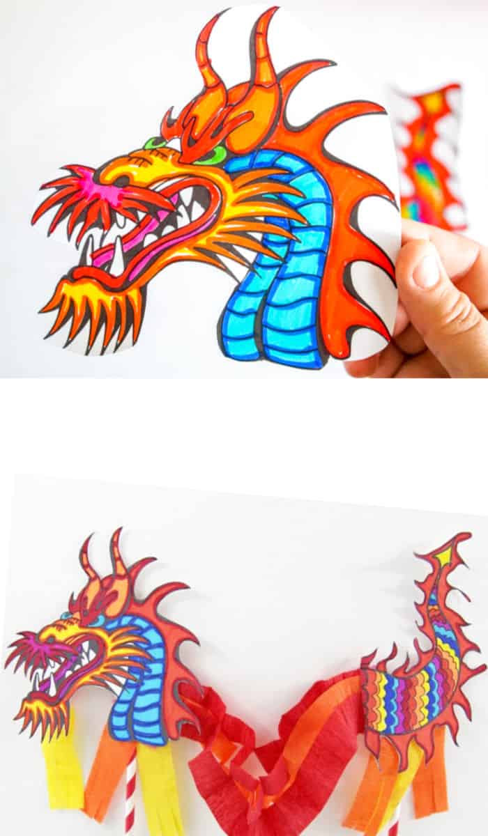 Chinese New Year Dragon - Made with HAPPY