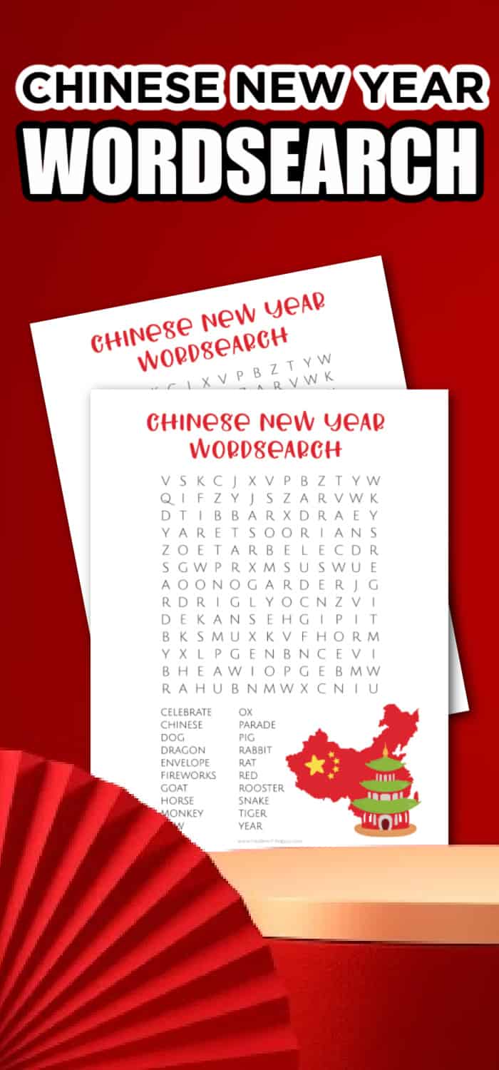 Free Printable Chinese New Years Word Search Made With HAPPY