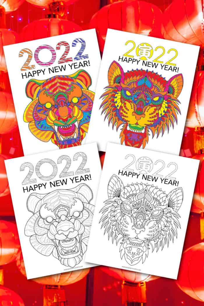 Cute Tiger Lucky Red Envelope Template  Year of the tiger, Chinese new year  activities, Chinese lessons