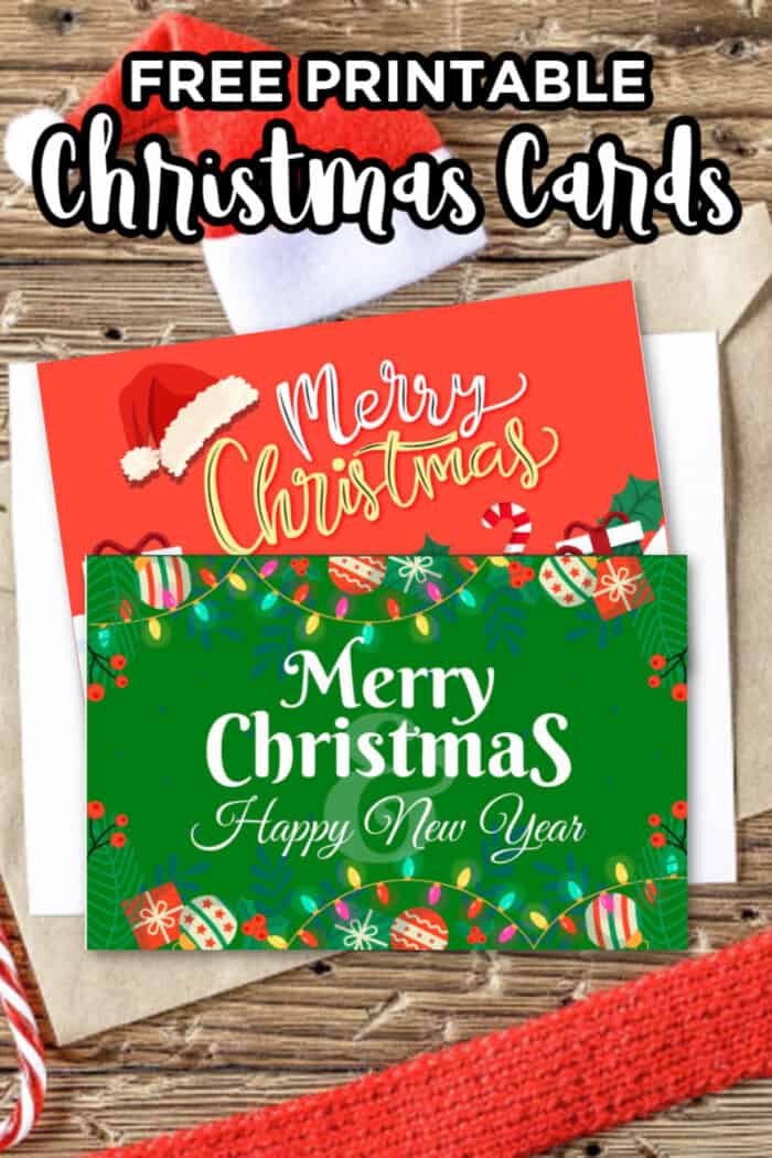 printable christmas cards templates