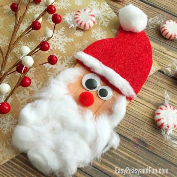 21+ Fun Santa Crafts for Kids to Make - Made with HAPPY