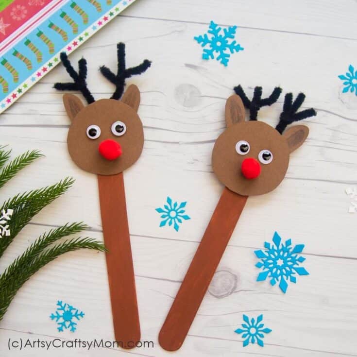 21+ Easy Reindeer Crafts For Kids - Made with HAPPY