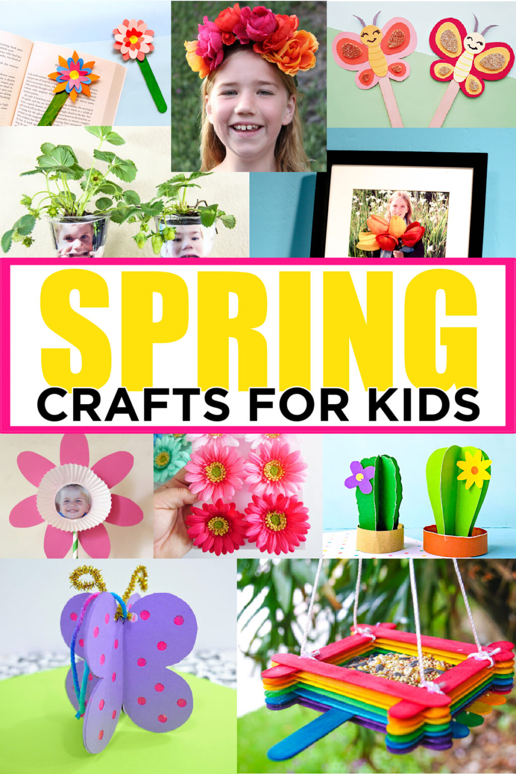 75+ Easy Spring Crafts For Kids - Made with HAPPY