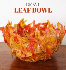 Easy Leaf Bowl DIY - Fabulous Craft Project for the Fall