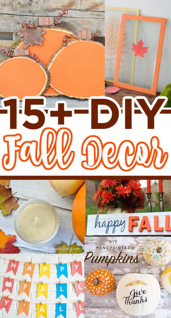 15+ DIY Fall Decor Projects - Made with HAPPY