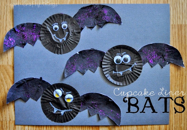 bat cupcake liners
