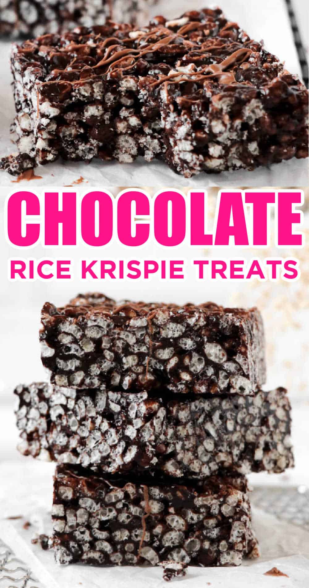 Chocolate Rice Krispie Treats - Made with HAPPY