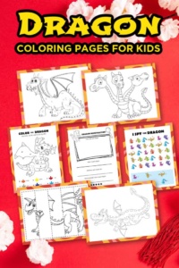 Chinese Dragon Puppet - Kids Craft with Printable Dragon Template