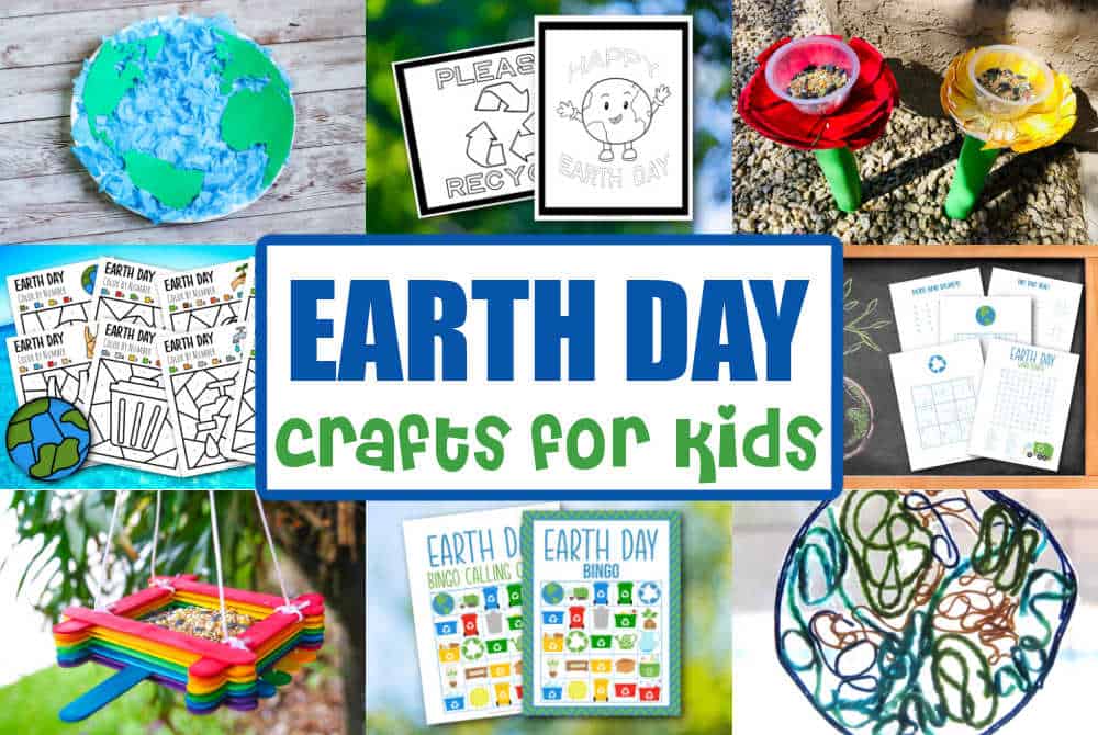 Earth Day Art - Dot Painting (earth template included) - Messy
