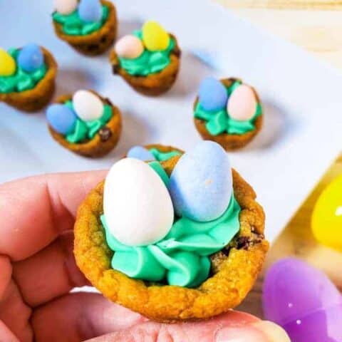 Easter Cookie Cups - OMG Chocolate Desserts