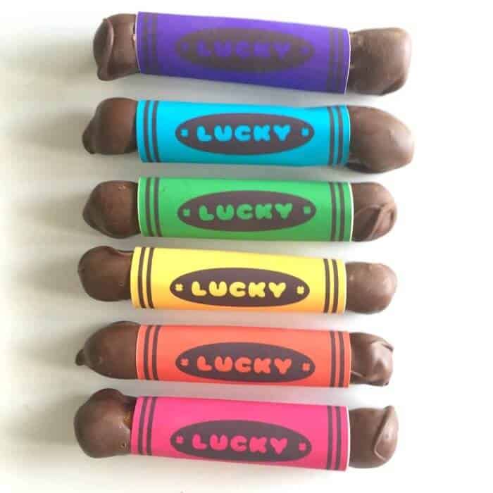 Rainbow DIY Edible Crayons Recipe - Made with HAPPY