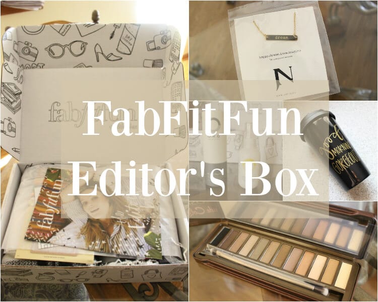 FabFitFun Editor's Box Made with HAPPY