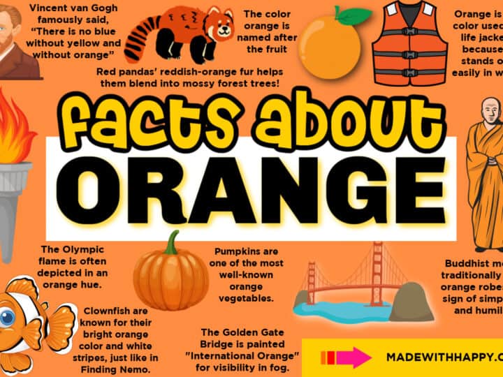 facts about the color orange