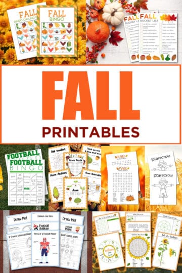 75+ Free Fall Printables - Fall Worksheets For Kids - Made with HAPPY