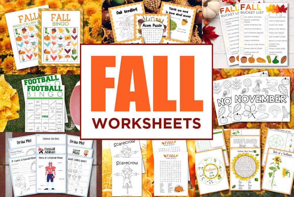 Fall and Autumn Printable Templates - Simple Mom Project Store