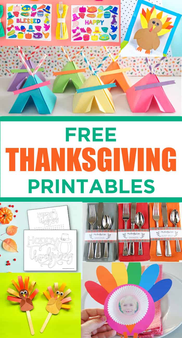 thanksgiving craft printables