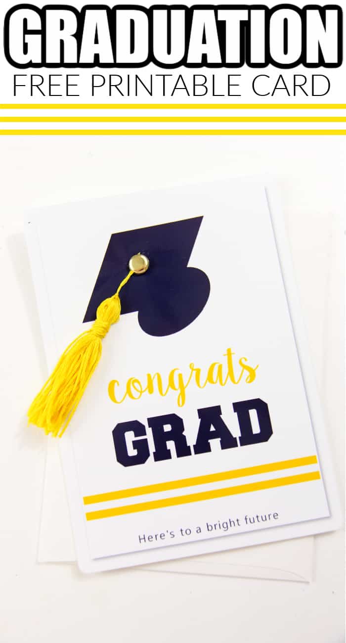Graduation Card Printable Free