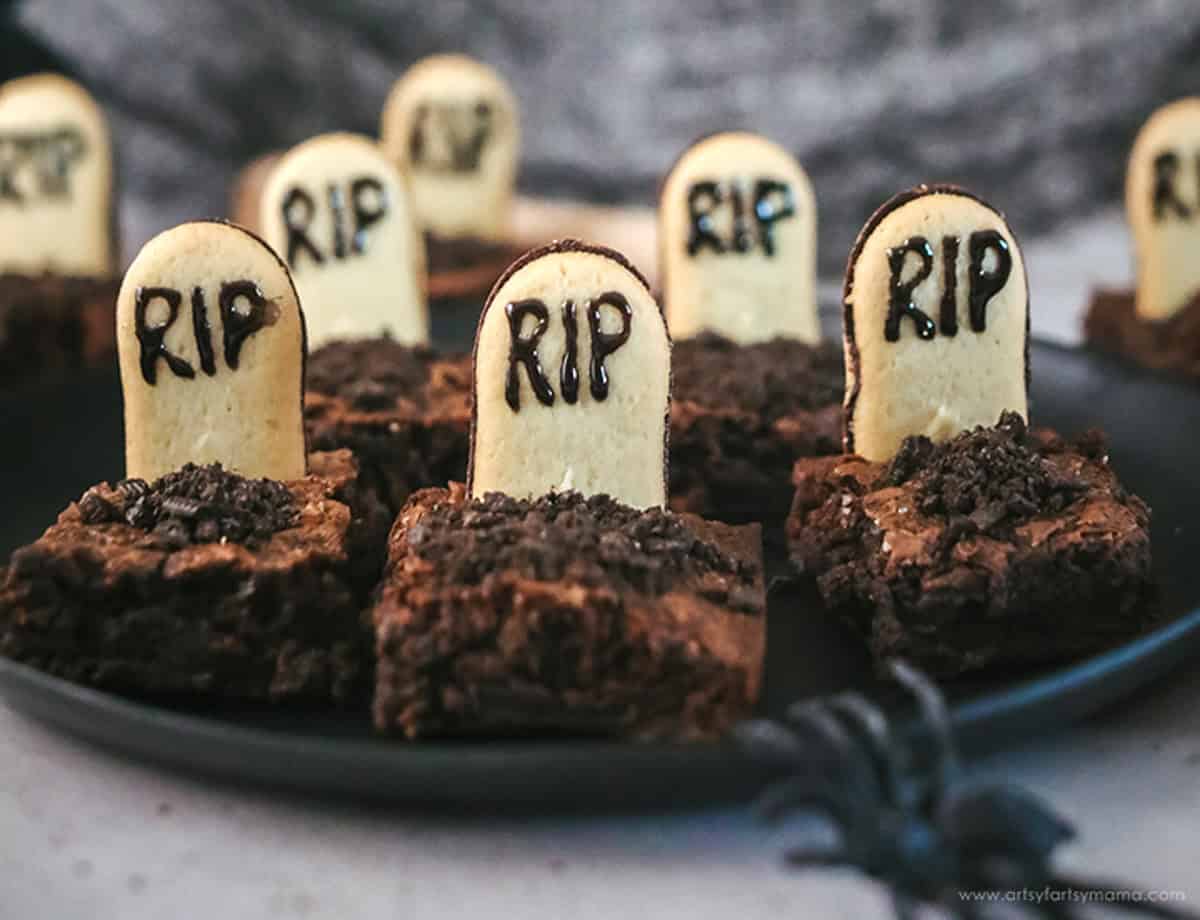 Graveyard Brownies