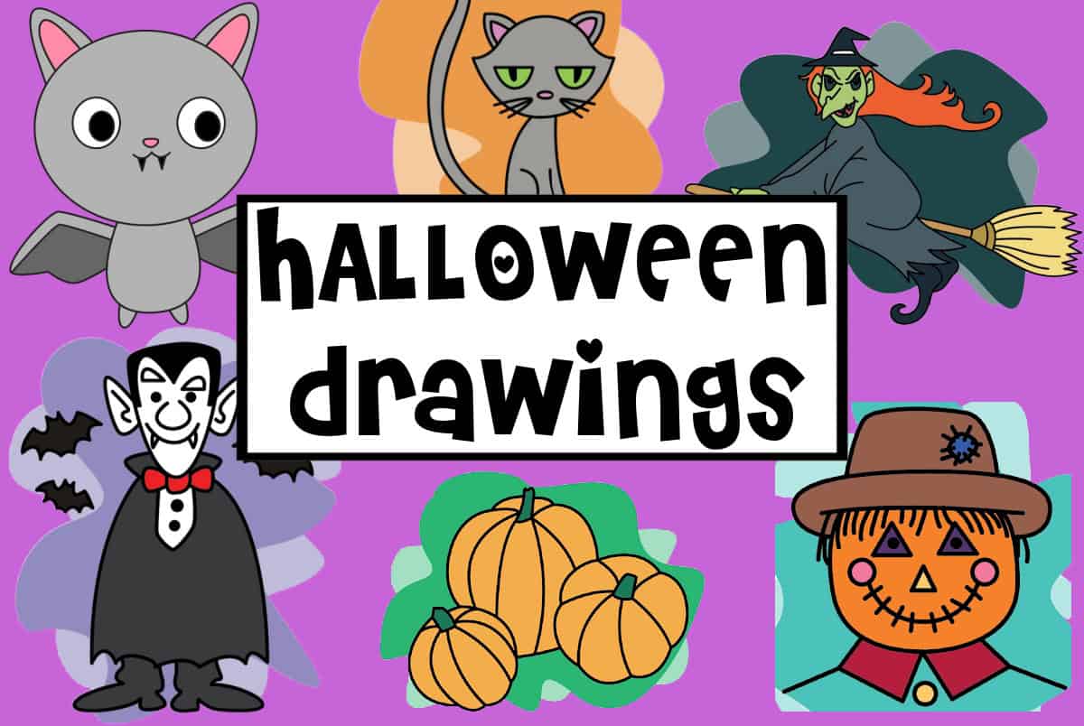 halloween drawings