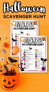 Free Printable Halloween Scavenger Hunt - Made with HAPPY