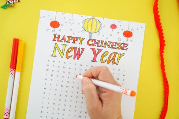 Free Printable Chinese New Year Activities For Kids - Made with HAPPY