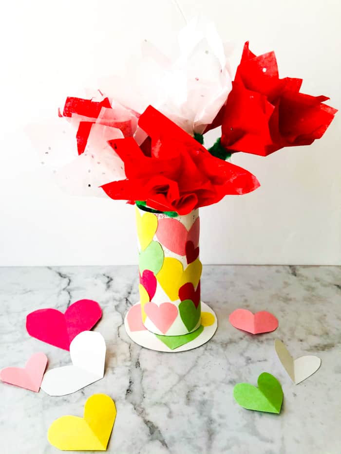Heart Vase Craft