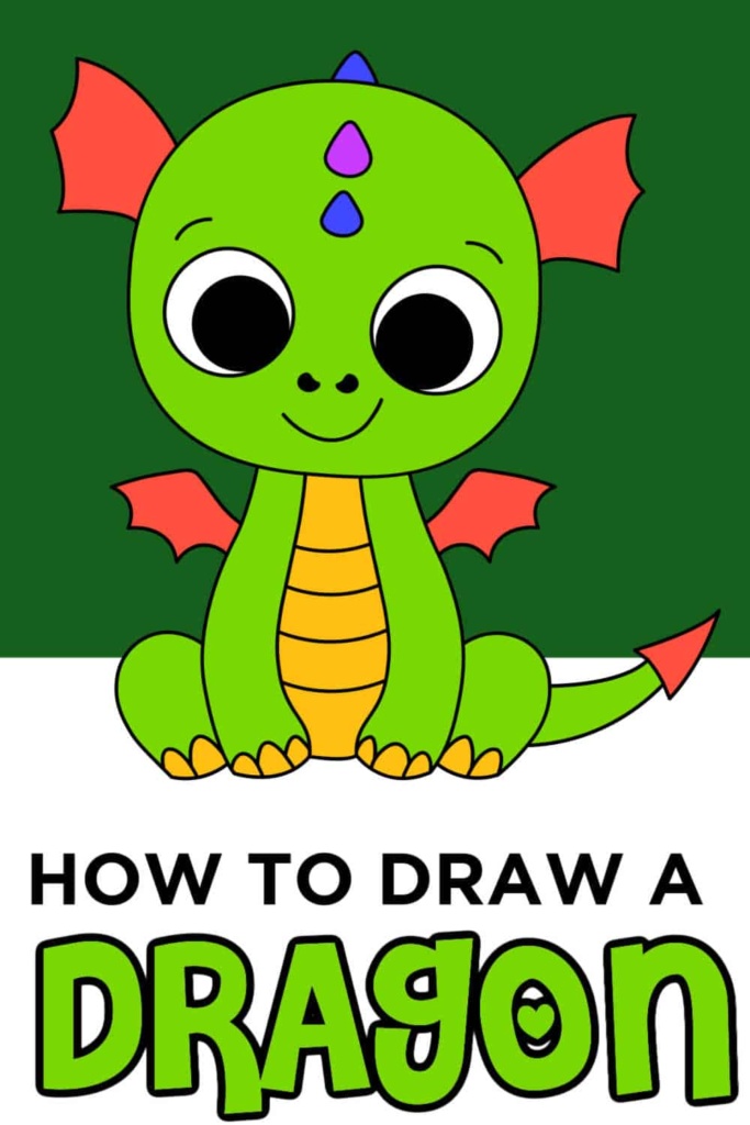 Easy Dragons to Draw Easy Cute Dragons to Draw Benner Rowend