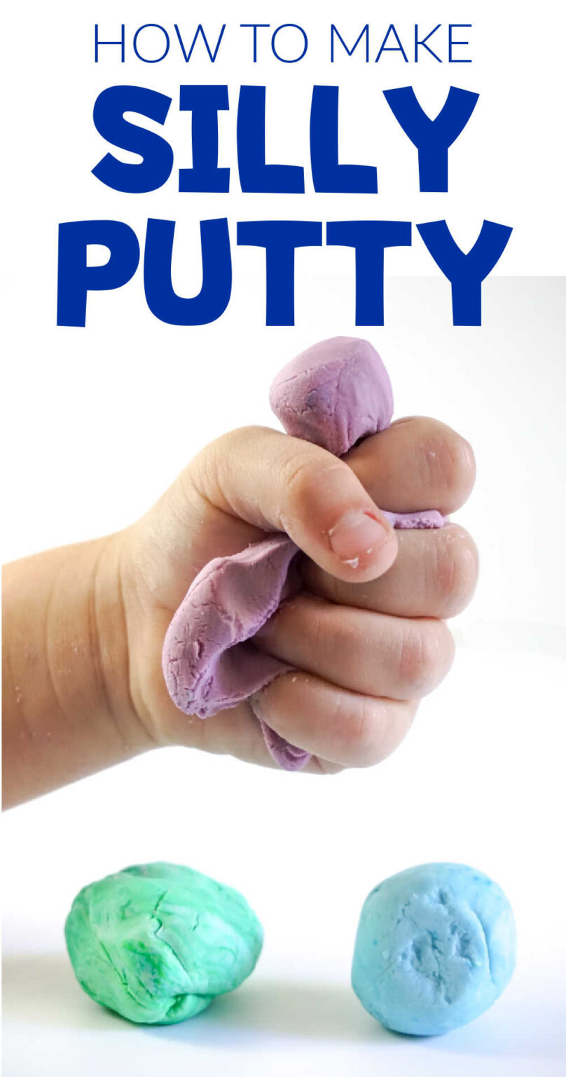 How To Make Silly Putty Two Ingredients Made With Happy