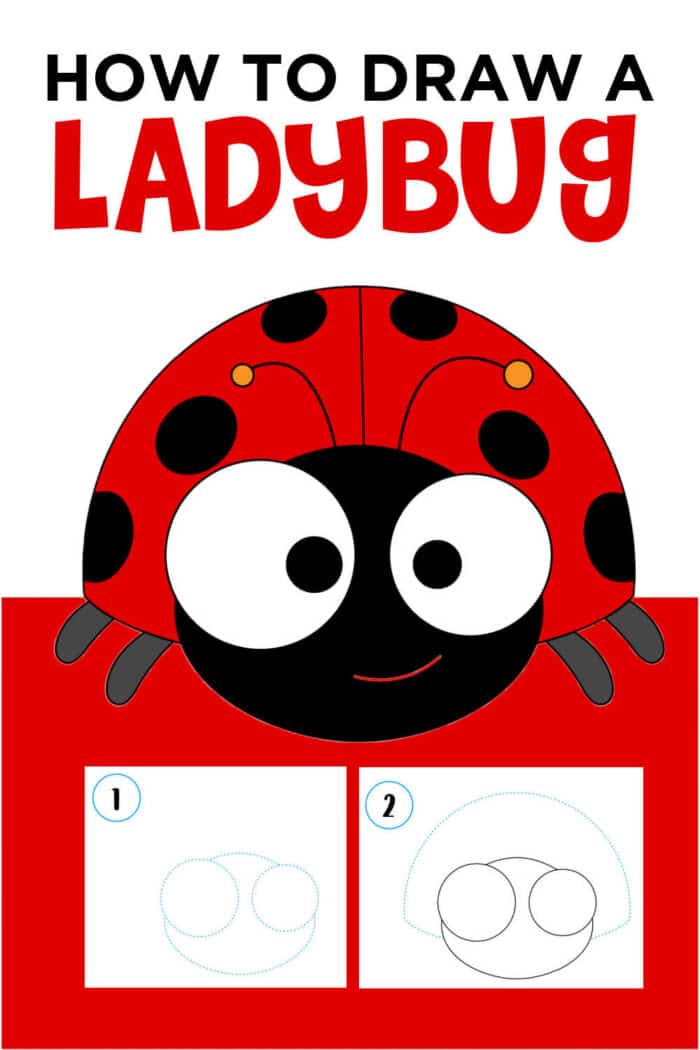 Symmetry Art - Ladybug Craft Using a Fun Squish Art Painting Technique -  Messy Little Monster