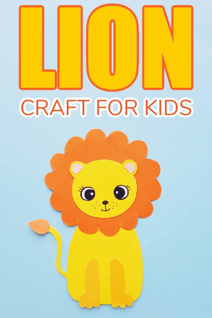 Paper Lion Craft Preschool - Made with HAPPY