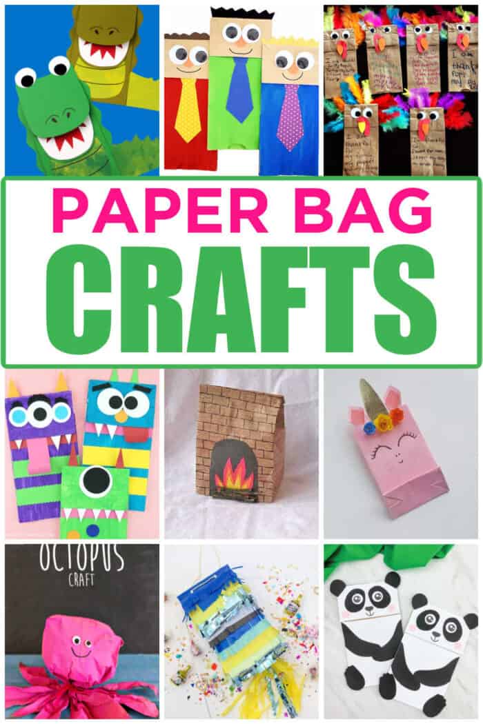 Paper Bag Octopus Craft Idea