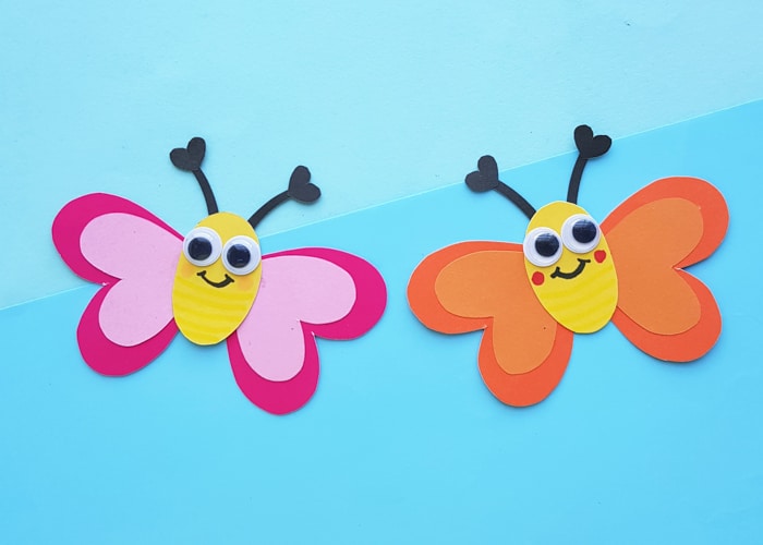 how to make paper butterfly cutouts