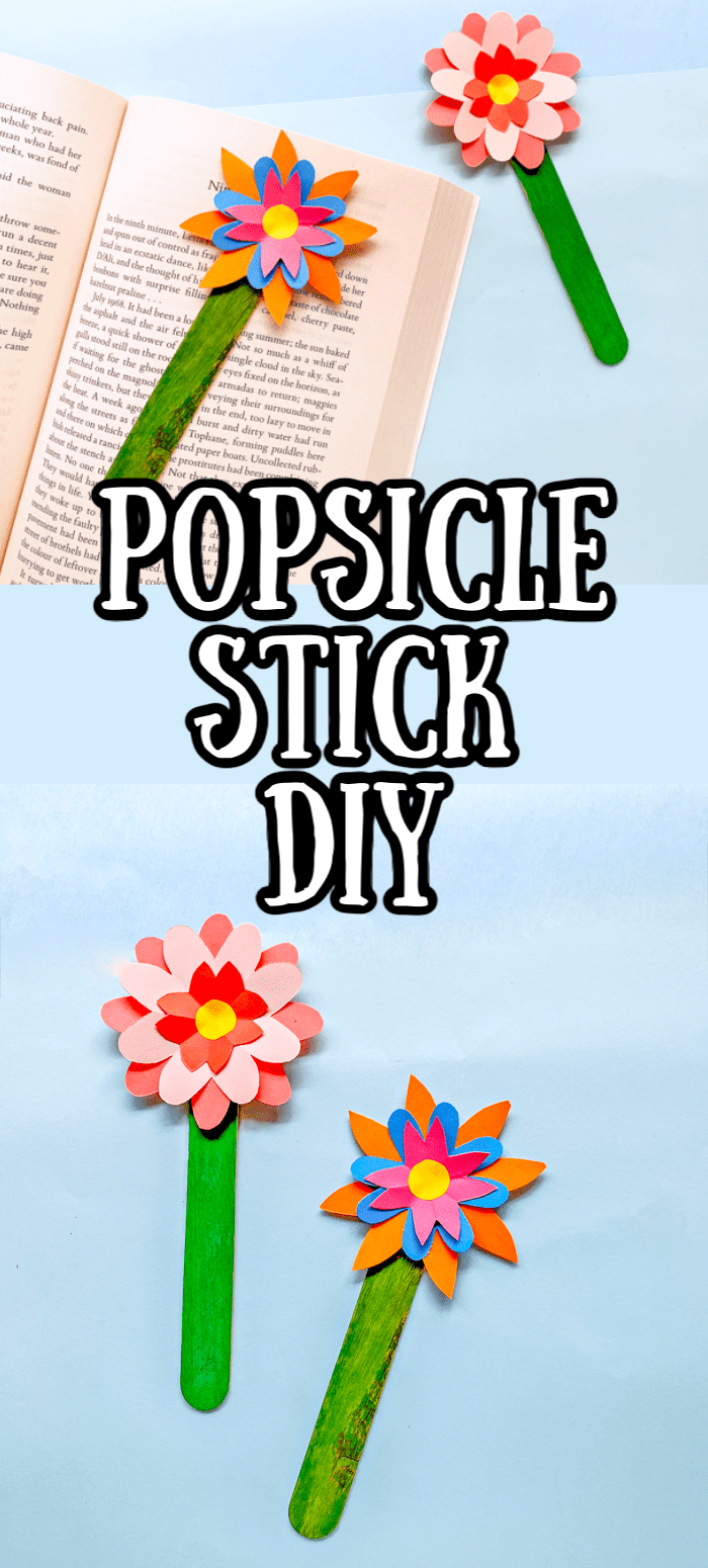 Popsicle Stick Bookmarks • In the Bag Kids' Crafts