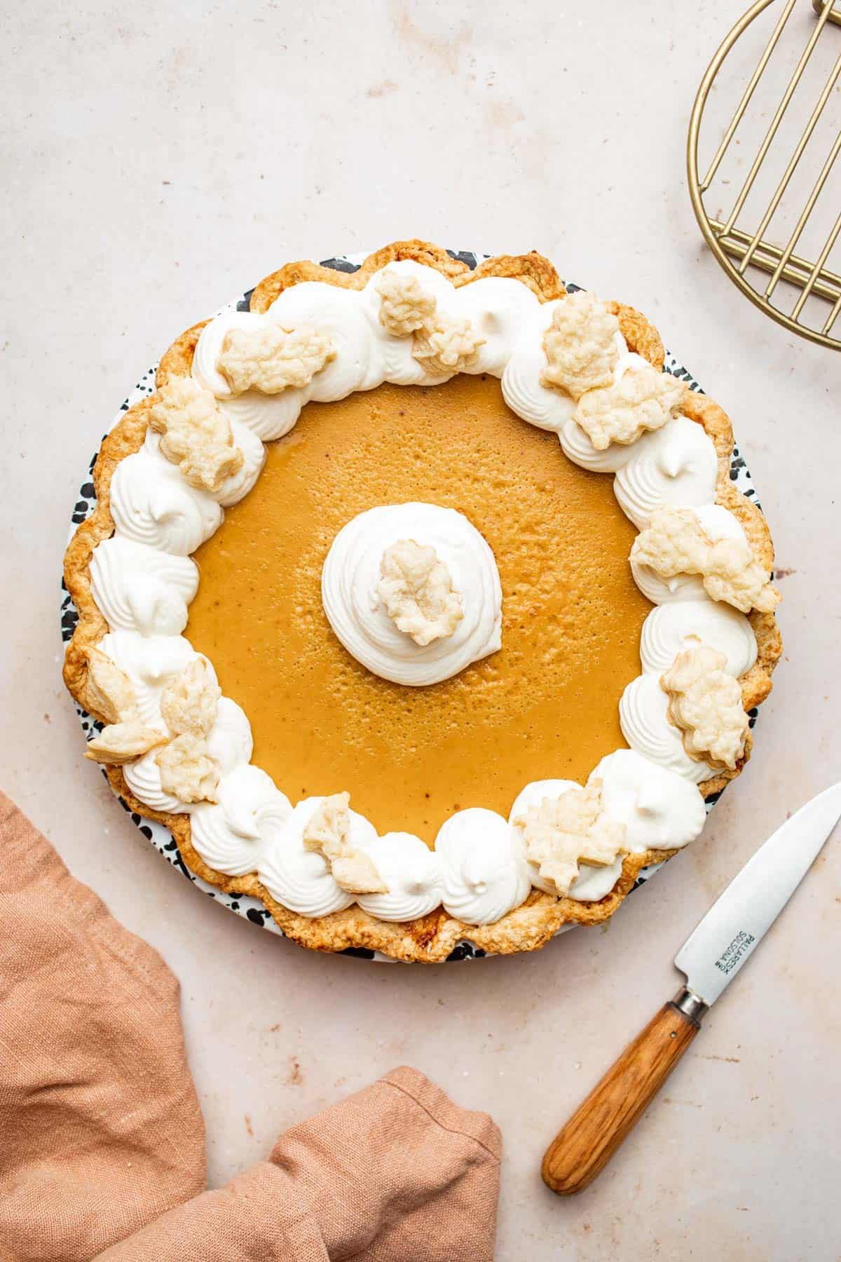 pumpkin custard pie