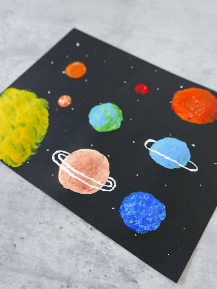exploring the solar system stamp