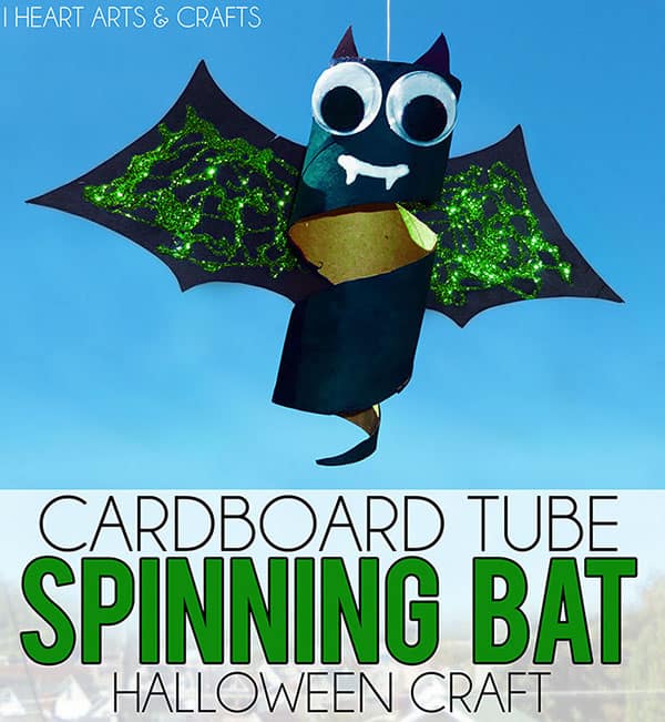 cardboard tube spinning bat