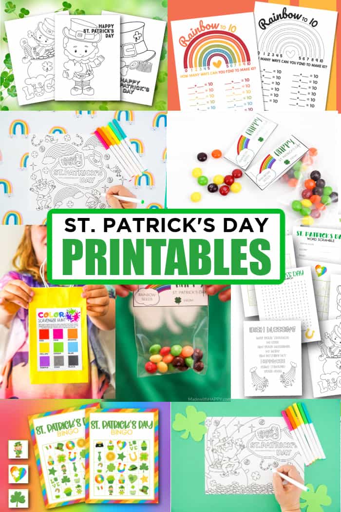 Free Printable St. Patrick's Day Tags - Sweet Pea