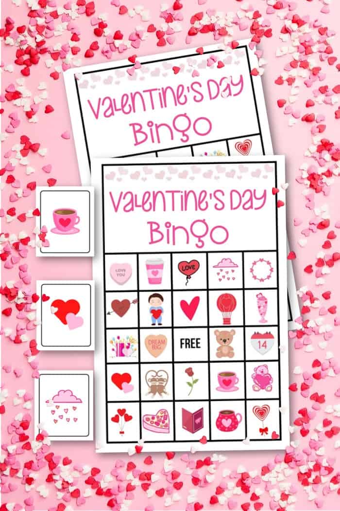 Free Printable Valentines Bingo Made With HAPPY