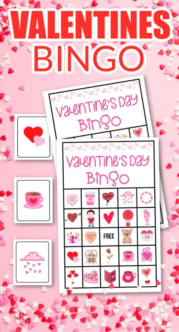 Free Printable Valentines Bingo - Made with HAPPY