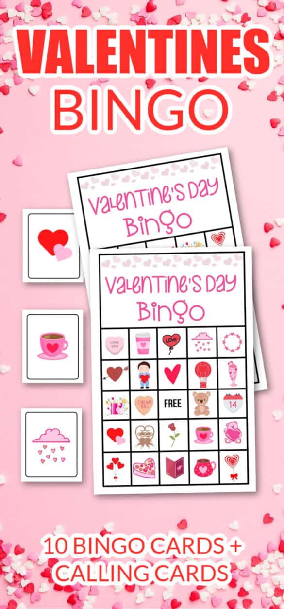 Free Printable Valentines Bingo - Made With Happy