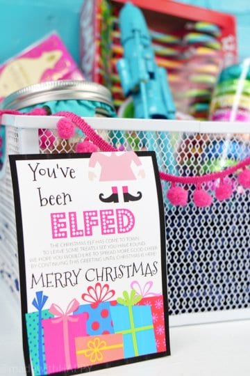 Free Printable You've Been Elfed - Neighbors Holiday Gift