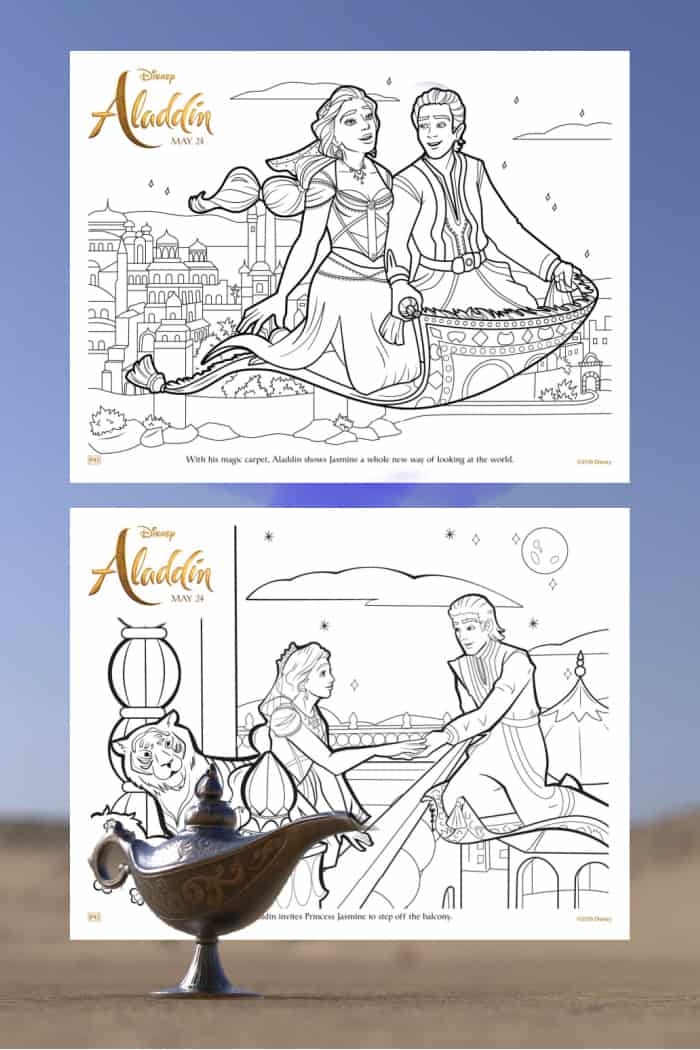 Free Printable Aladdin Coloring Pages - Coloring for the Whole Family