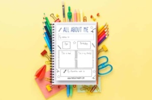 All About Me Printable - Free Printable Coloring Page for Kids